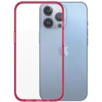 PanzerGlass ClearCase antibakteriellt fodral för iPhone 13 Pro Max - transparent rosa