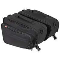 Louis Set Med Sadelväskor SVART VOLYM 2X15 LITER sort