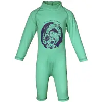 Isbjörn of Sweden Kids' Dolphine Sun Jumpsuit Mint