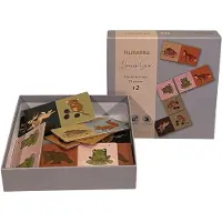 Filibabba Domino - Nordiska Djur - - One Size - Spel