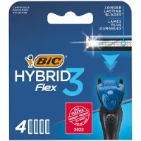 BIC System Hybrid Flex 3 rakblad blister 1 st (1–4 st)