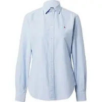 Ralph Lauren för kvinnor. 211891377001 Blå Oxfordskjorta (36), Casual, Bomull, Klassisk, Lång ärm