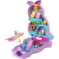 Polly Pocket Med Tillbehör Och Kängurufickafigur