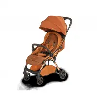 Baby-G Leclerc Baby Hexagon Åkpåse kuvert för baby - brunt läder