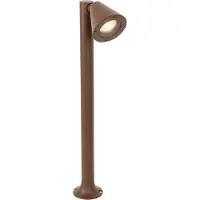 QAZQA Modern utomhusstolpe rostbrun 60 cm IP44 justerbar - Ciara