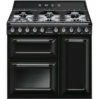 Smeg Tr93 90 Cm Gasspis Med Ugn 6 Brännare