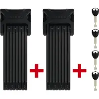 ABUS Bordo 6000k/120 Bk Sh Twinset Hopfällbart Lås