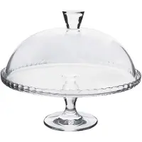 Sg Secret De Secret de Gourmet glastårtfat med lock 32 cm