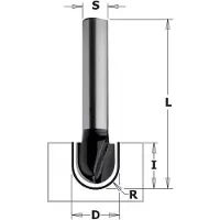 Cmt U-formad fräs Contractor K914-160; R=8 mm; D=16