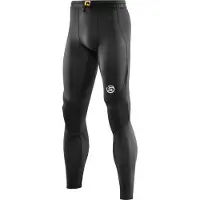 Skins Series-3 Stretch Midja Svarta Herr Långa Tights Leggings ST00300019001