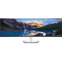 Dell UltraSharp U4924DW - LED-skärm - böjd - 49" - 5120 x 1440 5K Dual QHD @ 60 Hz - IPS Black - 350 cd/m² - 2000:1 - 5 ms - 2xHDMI, DisplayPort, U...
