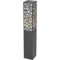 QAZQA Modern utomhusstolpe svart 60 cm IP44 - Nicole