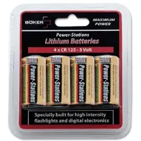 Böker CR123 Lithium Battery set of 4 pcs