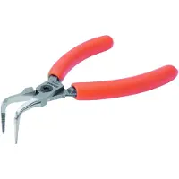 Bahco Kompakta Halvrunda Spetstänger Med 90° Böjd Spets Och Pvc-handtag 125 Mm