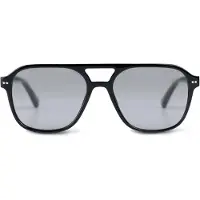 Kapten & Son Solglasögon 'Zurich Oversize All Black' svart / silver