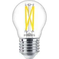 Philips 44939800 Glödlampa-lamp EEK D (A - G) E27 Päronform 2.5 W Varmvit (Ø x L) 45 mm x 78 mm 1 st