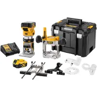 DeWalt Handöverfräs DCW604P2-QW; 18 V; 2x5,0 Ah batt.