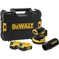 DeWalt Excenterslip DCW210P2-QW; 18 V; 2x5,0 Ah batt.