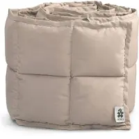Sebra Spjälsängsskydd - Kapok - Brygga Grey - - One Size - Spjälsängsskydd