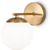 Maytoni Vägglampa Marble, dimbar, Mässing / guld, Hall, Metall, Vägglampa, vägglampa inomhus