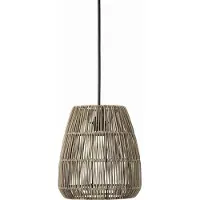 PR Home utomhushänglampa Saigon, grå, Ø 28 cm, kabel 2,5 m dimbar, Aluminium / grå / zink, Syntetmaterial