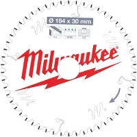 Milwaukee Sågklinga för trä 4932471299; 184x30x2,4 mm; Z54