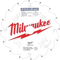 Milwaukee Sågklinga för trä 4932471324; 210x30x2,4 mm; Z16; 15°