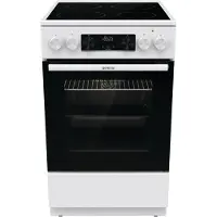 Gorenje Advanced GEC5C41WG - Spis - fristående - bredd: 50 cm - djup: 59.4 cm - höjd: 85 cm - med självrengöring - vit