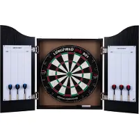 Longfield DARTS-TAVLA, SKÅP OCH DARTPILAR