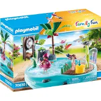 Playmobil Rolig Pool Med Vattenspruta
