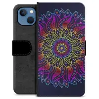 Mtp Products iPhone 13 Premium Plånboksfodral - Färgrik Mandala
