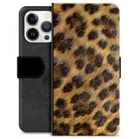 Mtp Products iPhone 13 Pro Premium Plånboksfodral - Leopard