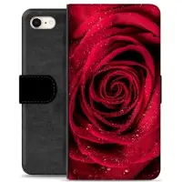 Mtp Products iPhone 7/8/SE (2020)/SE (2022) Premium Plånboksfodral med Stativ - Ros