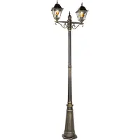 QAZQA Vintage utomhuslykta antik guld 240 cm 2-ljus - Antigua