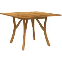 vidaXL Trädgårdsbord 110x110x75 cm massivt akaciaträ