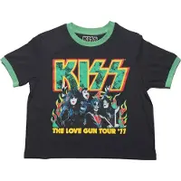 Ginza.se KISS: Ladies Crop Top/St Paddy's (Black) (Small)