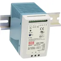 MEAN WELL DRC-100A DIN-skena nätaggregat 13.8 V/DC 4.5 A 96 W Antal utgångar:2 x Innehåll 1 st