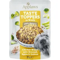 Applaws Topper Kyckling Broccoli Quinoa Våtfoder För Hundar 12x85g