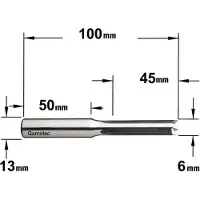 Cmt Rak notfräs 104.060.30; 6/45 mm