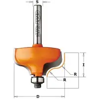 Cmt Kant- och hörnfräs ; S=1/4''; D=28,7 mm