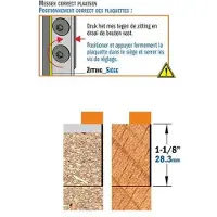 Cmt Kopieringsfräs ; S=1/2''; D=19 mm
