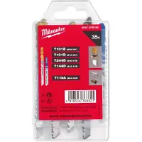 Milwaukee Sticksågsbladsats 4932479088; 35 st.