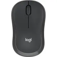 Logitech M240 Silent - Mus - höger- och vänsterhänta - optisk - 3 knappar - trådlös - Bluetooth - grafit