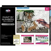 Zieler Paint By Numbers Tiger Målningskit