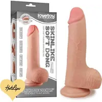 Lovetoy Lorenzo Dildo Vaalea