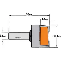 Cmt Notfräs 952.504.11B; S=12 mm; D=38,1 mm