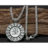 Varia Design Yggdrasil Futhark halsband