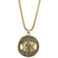 Varia Design Triple Moon halsband guld