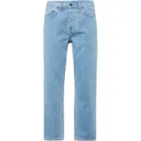 Carhartt WIP - Byxor - Newel Pant Denim Blue Stone Bleached för UnisexBomull - Storlek 28 US - Blå