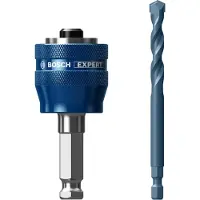 Bosch Adapter för hålsåg Power Change 2608900526; Hex + Centreringsborr